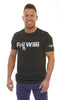 Black T-Shirt with Reflective Logo - Frii Wilii