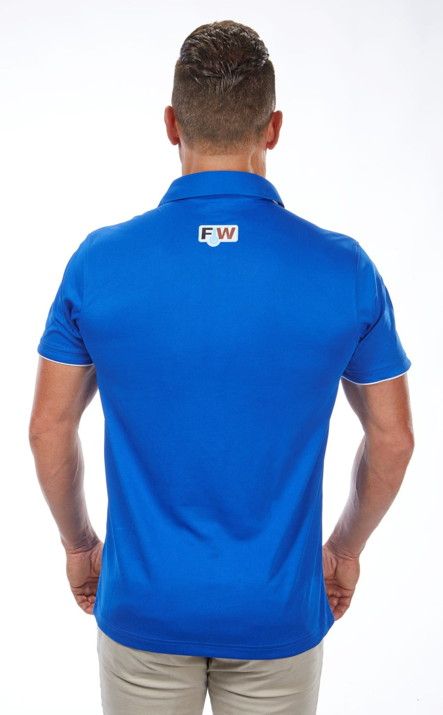 FW Blue/White Golf Shirt - Frii Wilii