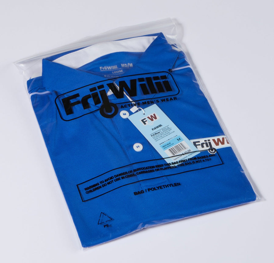 FW Blue/White Golf Shirt - Frii Wilii