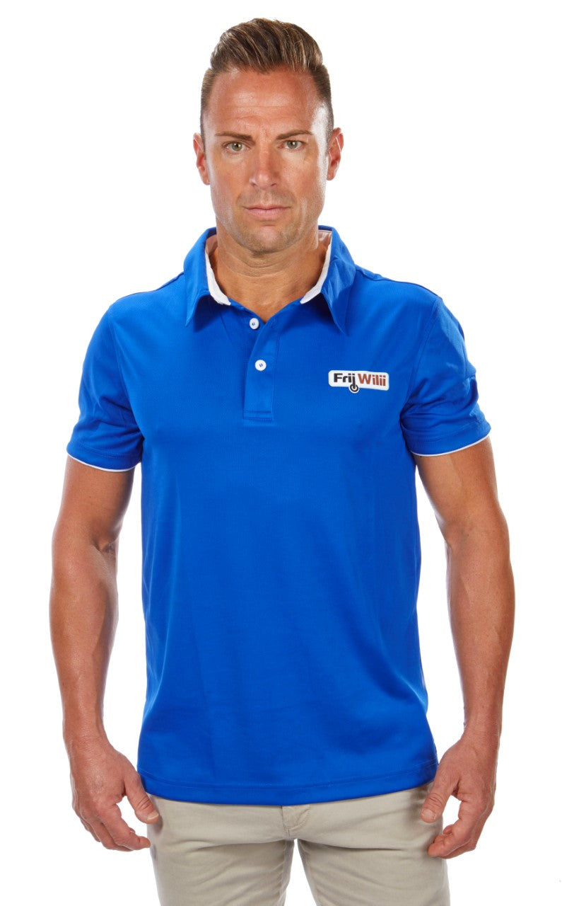 FW Blue/White Golf Shirt
